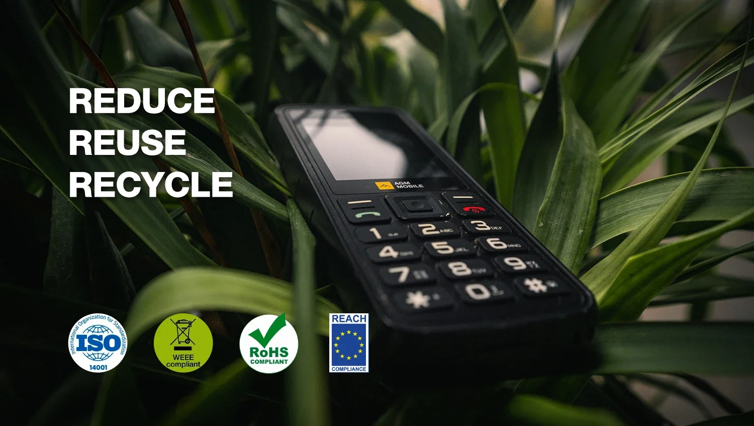 AGM M9 4G/2G Feature Phone 2.4"Screen Russian Or English Keyboard Dual SIM Large Button Big Battery Elderly Waterproof Cellphone