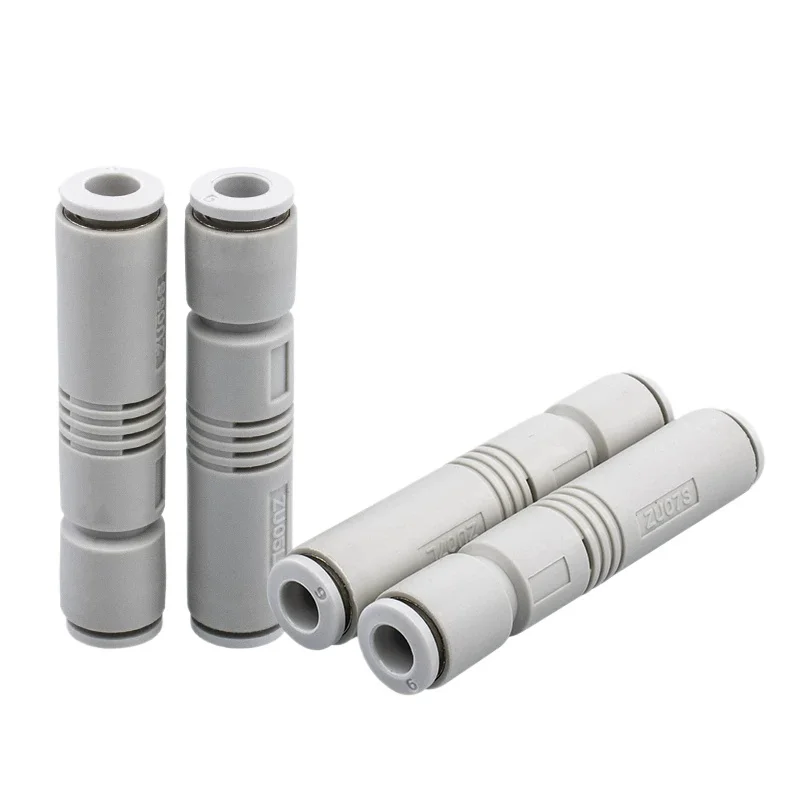 SMC Type Tubular Vacuum Generator High Suction Large Flow ZU05S/ZU07S/ZU05L/ZU07L Pneumatic Robotic Arm Industrial Parts
