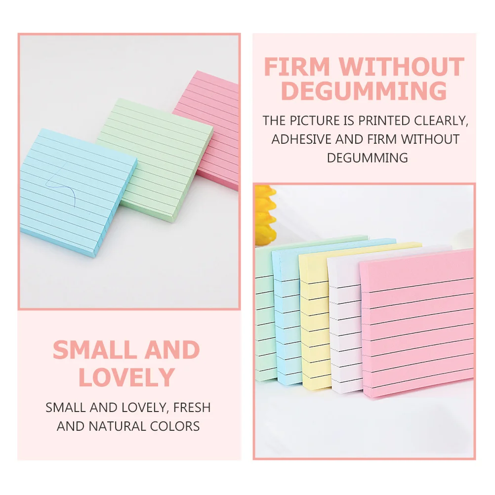 

10Pcs Self Adhesive Memo Notes and Practical for Marking Important Messages and Notes Self Adhesive Message Note