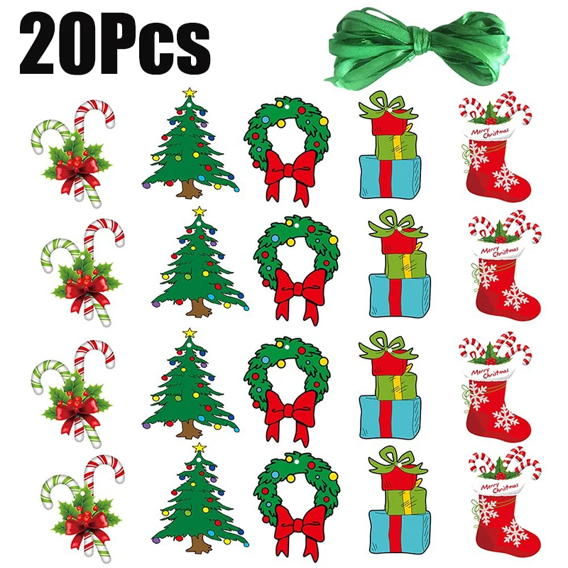 2024 Merry Christmas Decorative Door Hanging Banner Santa Claus Snowman Elk Couplet Christmas Decor for Home Xmas Ornaments Noel