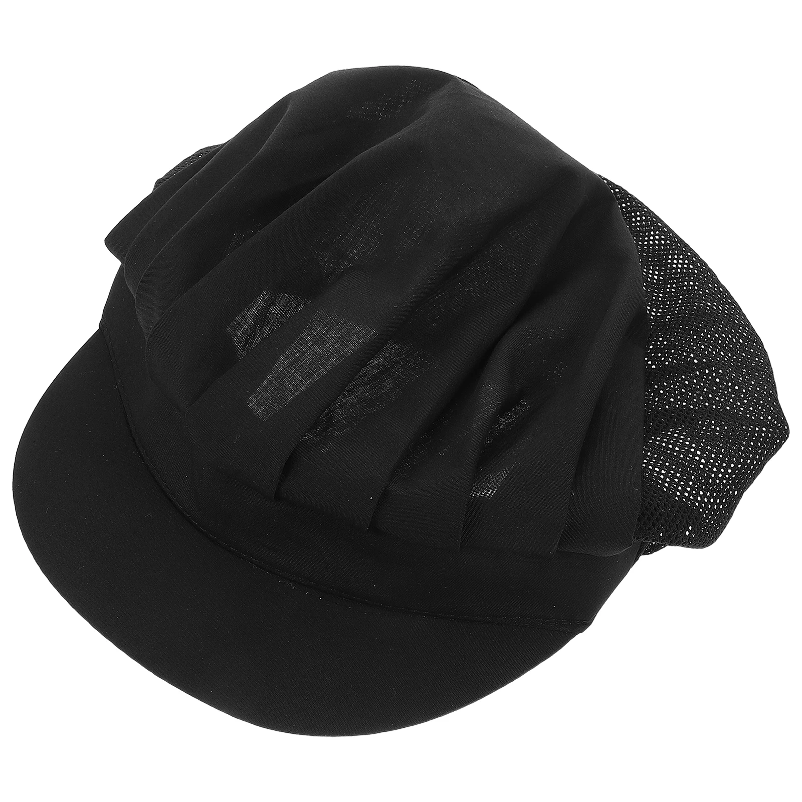 

4Pcs Mesh Fabric Chef Hats Adjustable Kitchen Cooking Caps Food Service Hair Nets Work Hats for Bakers Chefs Men Women