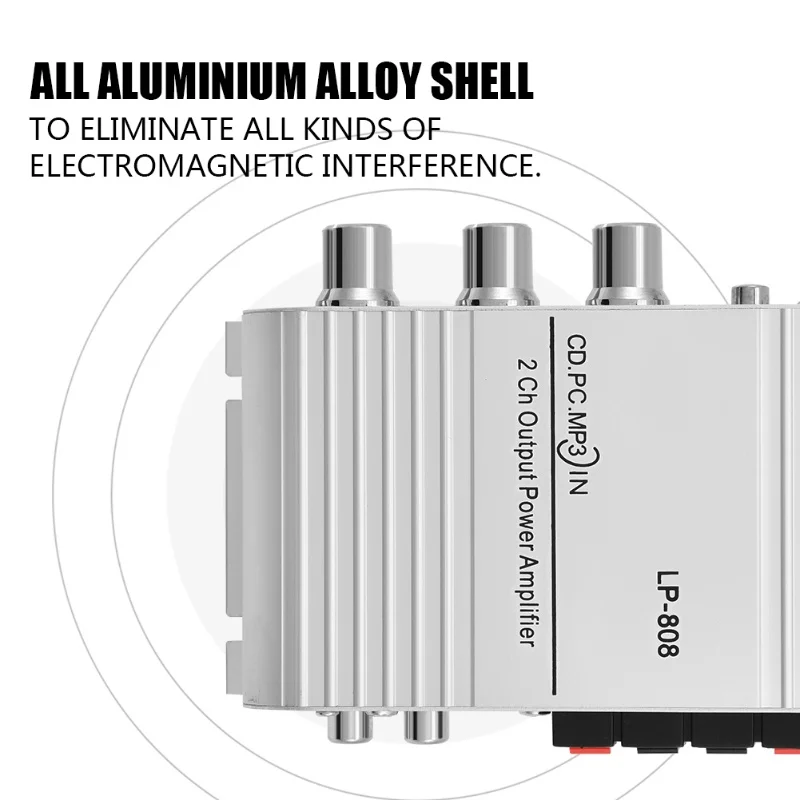 

Миниатюрный 20-ваттный 2-канальный Hi-Fi стереоусилитель для авто и дома, цифровой усилитель мощности
