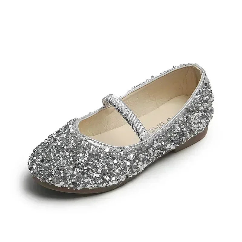 2025 Frühling 1 bis 12 Jahre alte Mädchen-Kleiderschuhe Beauty Pointed Toe Teen Girl Lederschuhe Bling Princess Hochzeitsschuhe – Detail 24
