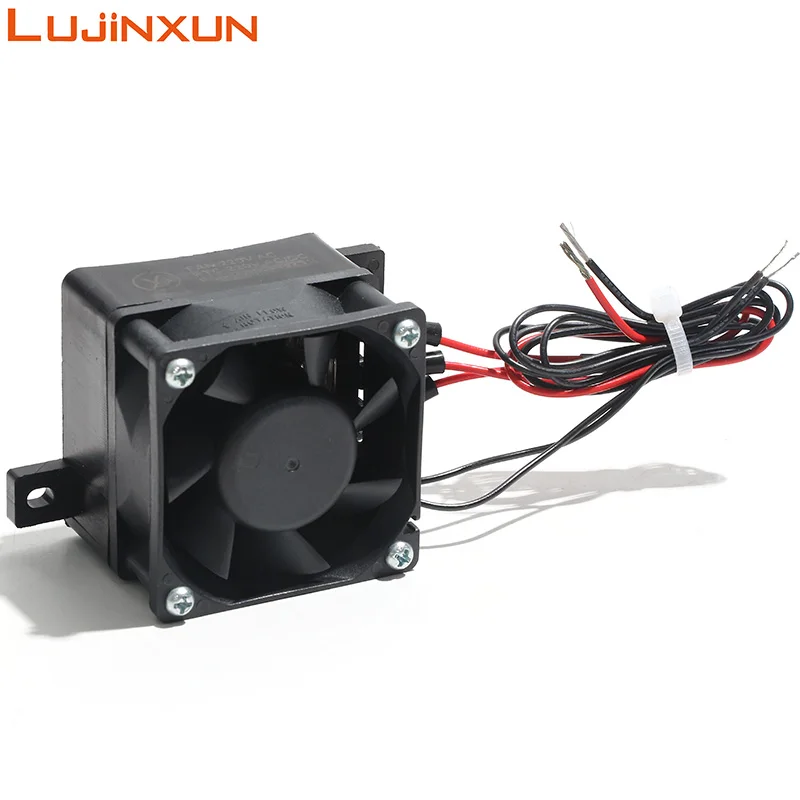 LUJINXUN 60x60mm Constant Temperature PTC Ceramic Heating Element with Fan Low Voltage 12V24V Air Electric Heater for Incubation
