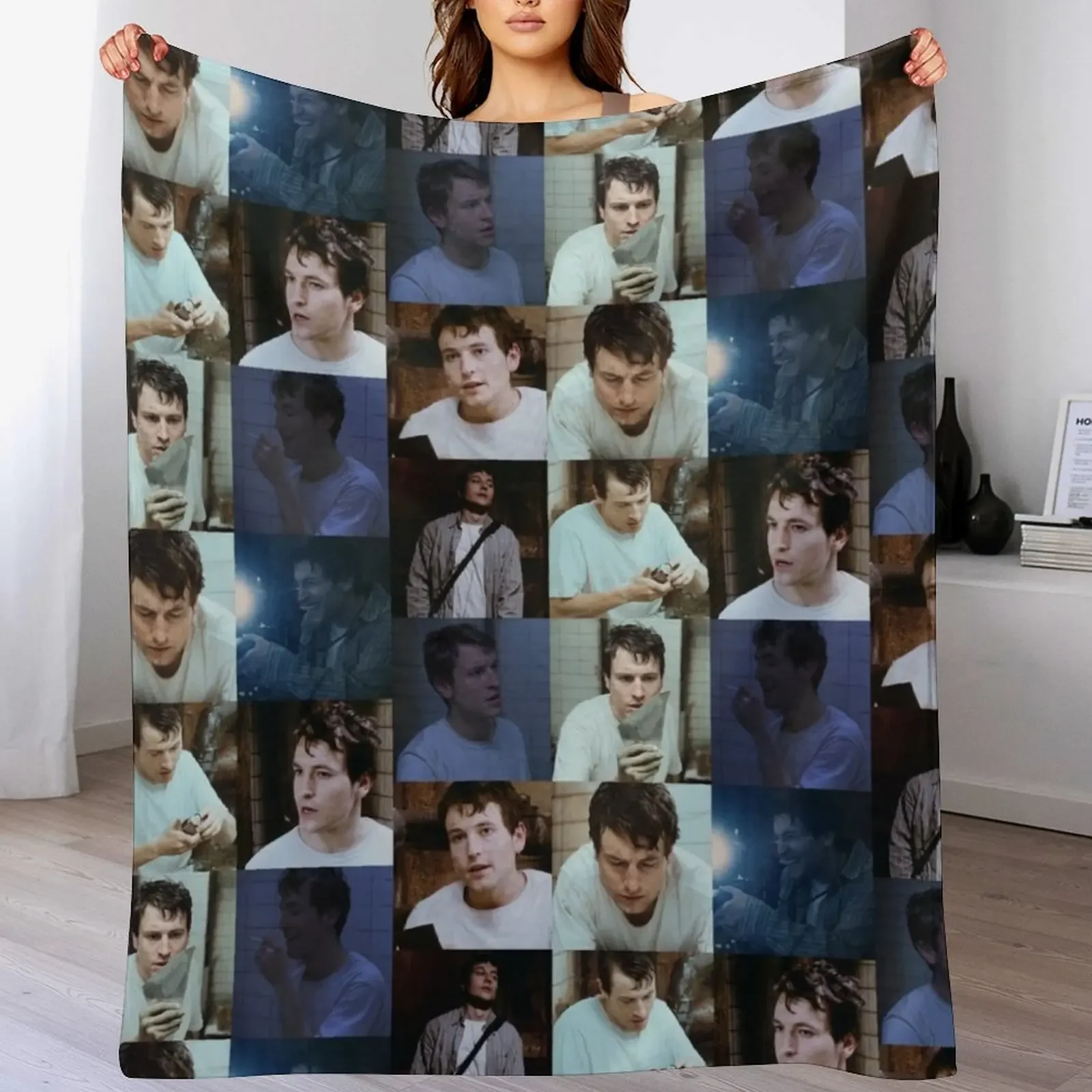 

Adam Stanheight (Leigh Whannell) Throw Blanket Color Fast Cozy Throw Blanket