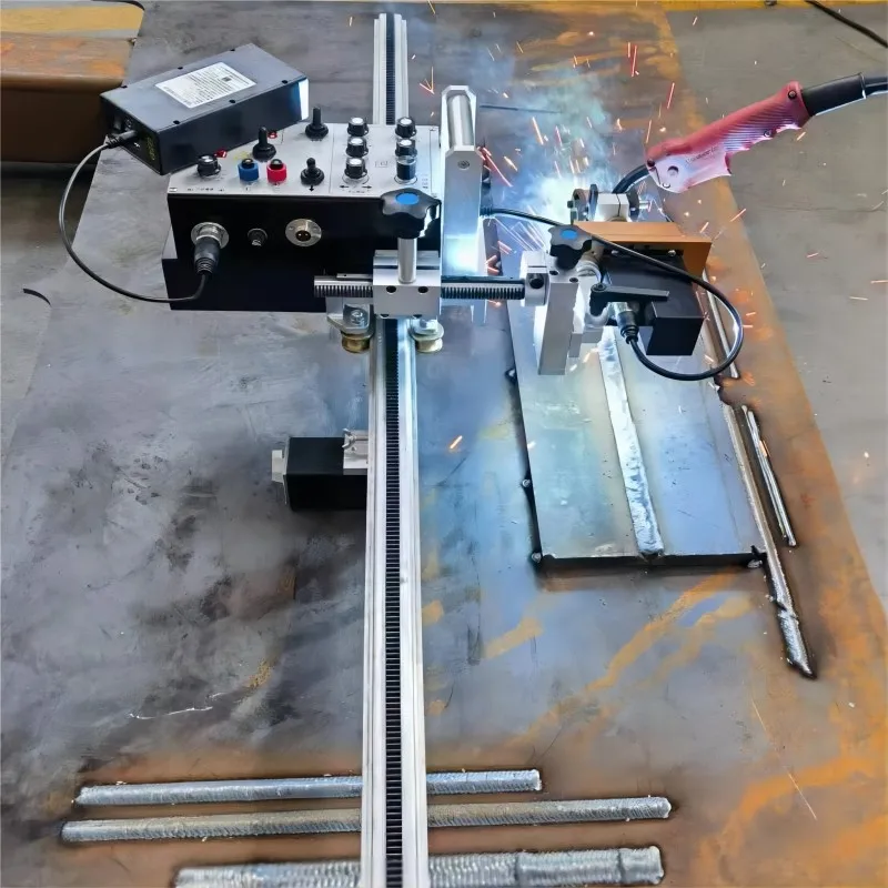 Multi-Function Welding Trolley for Medium Thick Plate Welding Detachable Magnetic Track System Welding Carriage Equipment