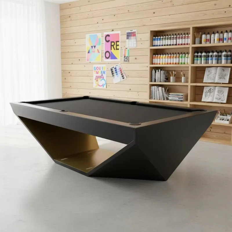 Modern American Pool Table 7ft 8ft 9ft for Home, Billiard Dining Table 2-in-1 Game Room & Family Entertainment