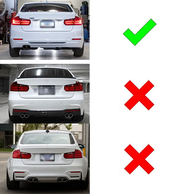 Rear Bumper Reflector Lens Auto Rear Reflective Strips Fit For BMW F30 F31 320i 325i 328i 330i 335i F32 F33 420i 428i 430i 435i