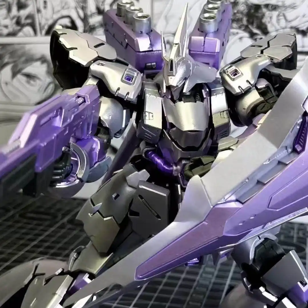 GAOGAOModel Rg Sazabi Rainbow Silver Body Paint Assembly Actionfigur Msn-04ff 1/144 Scale Kit Anime Figur Geburtstagsgeschenk