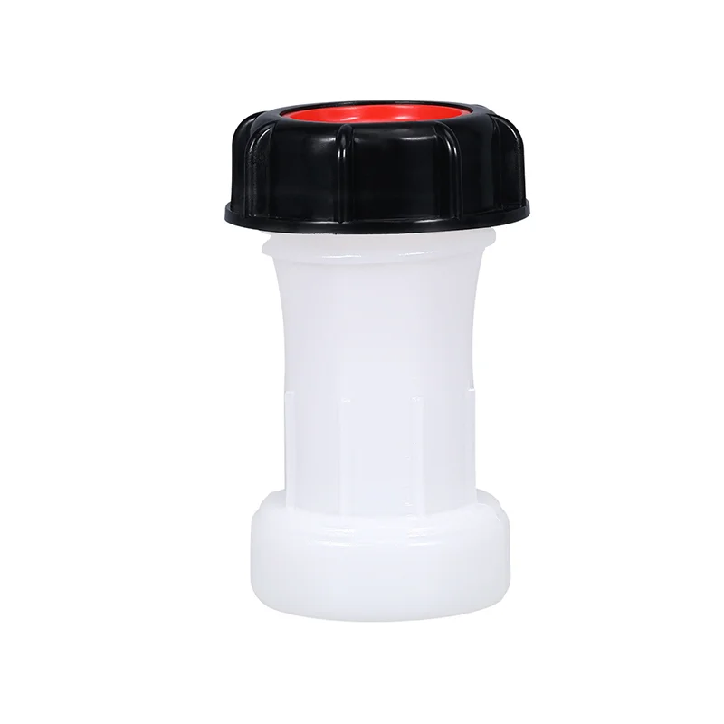 Conector de tubo de torneira de tanque ibc, 58mm 65mm, adaptador de drenagem de água de plástico, junta de tubo de extensão, acessórios de ferramenta doméstica