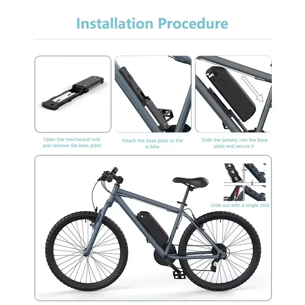 Hailong-電動自転車用バッテリーパック,18650, 48v,52v,60v,36v,20ah,2000w,1500w,1000w,500w,350w 250w