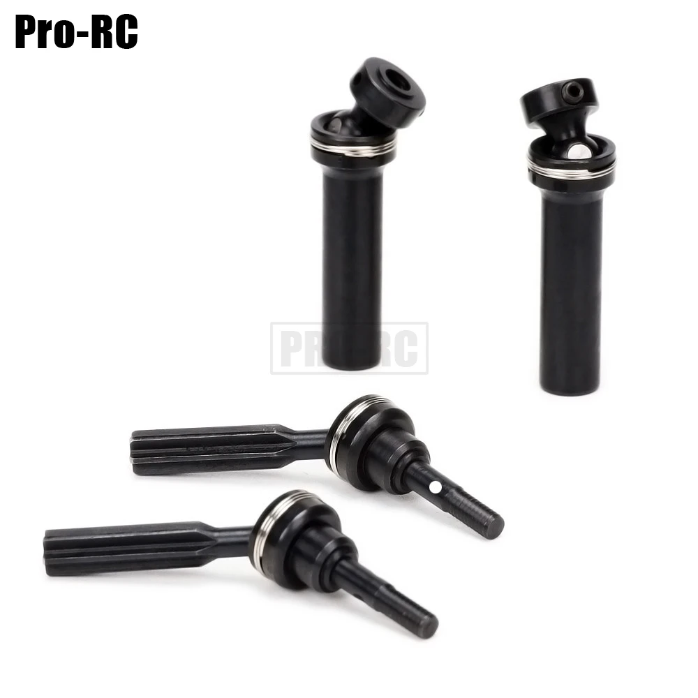 2Pcs #7051 Harden Steel Front Rear CVD Drive Shafts Driveshaft Replace Set for RC Car Parts Traxxas 1/16 Mini Slash 70054-1