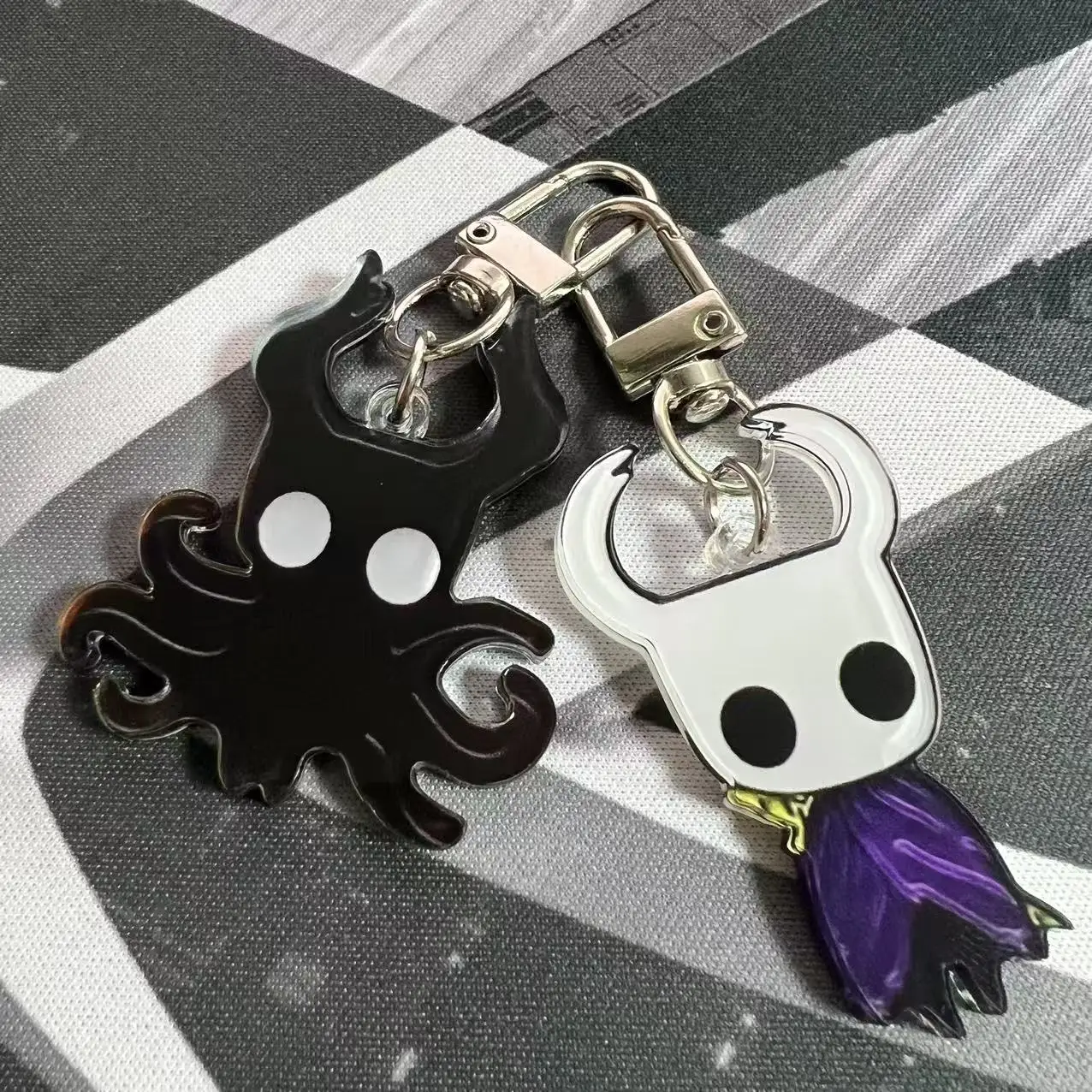 2D Hollow Knight Acryl Schlüsselanhänger Spiel Peripherer Oktopus Schlüsselanhänger