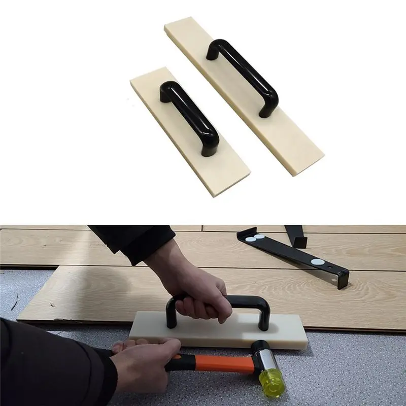 A008 Tapping Block for Vinyl Plank Flooring Install Flooring Tapping Block with Big Handle Lengthen Floor Tools (250mm)