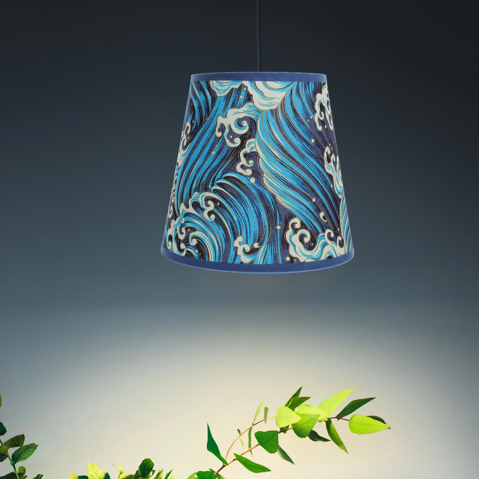 

Large Fabric Lamp Shades Stylish Pattern Design ,Desk Lamps,Floor Lamps, Indoor Decorative Lampshades with Soft Light Diffusion