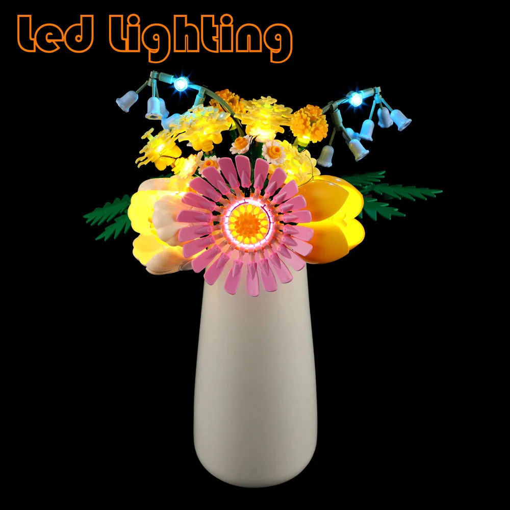 

Набор освещения для коллекции LEGO Petite Sunny Bouquet не включает строительный блок (только комплект светодиодных фонарей)
