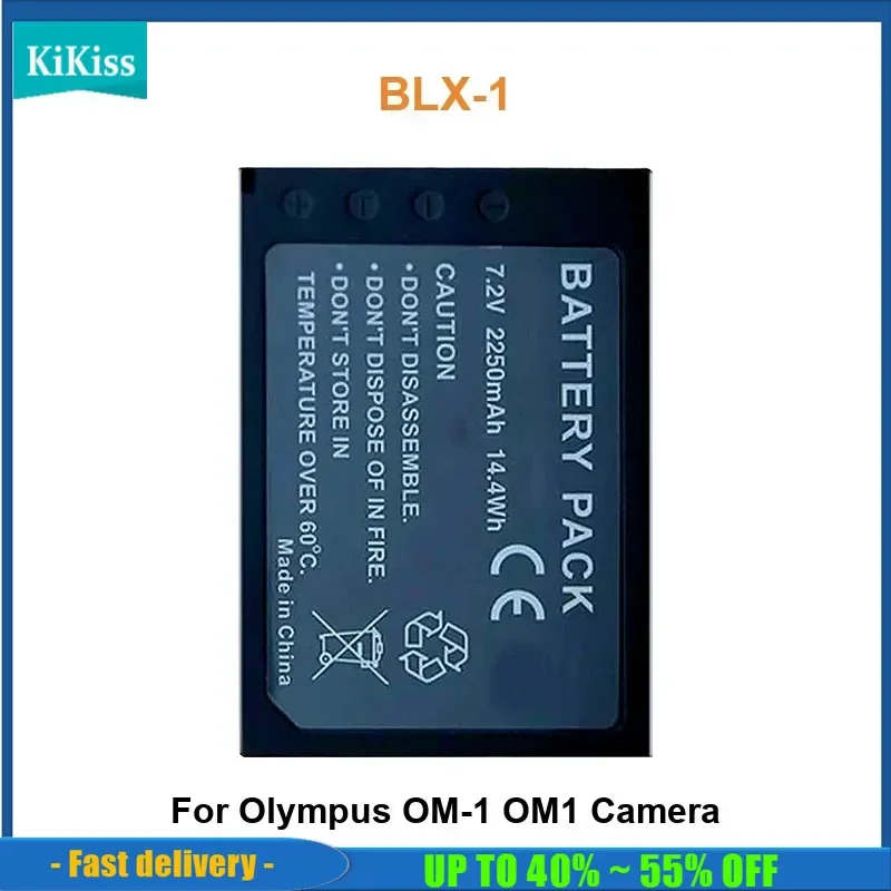 

Аккумулятор для камеры Olympus OM-1 OM1 BLX-1 2250 мАч, реальная емкость