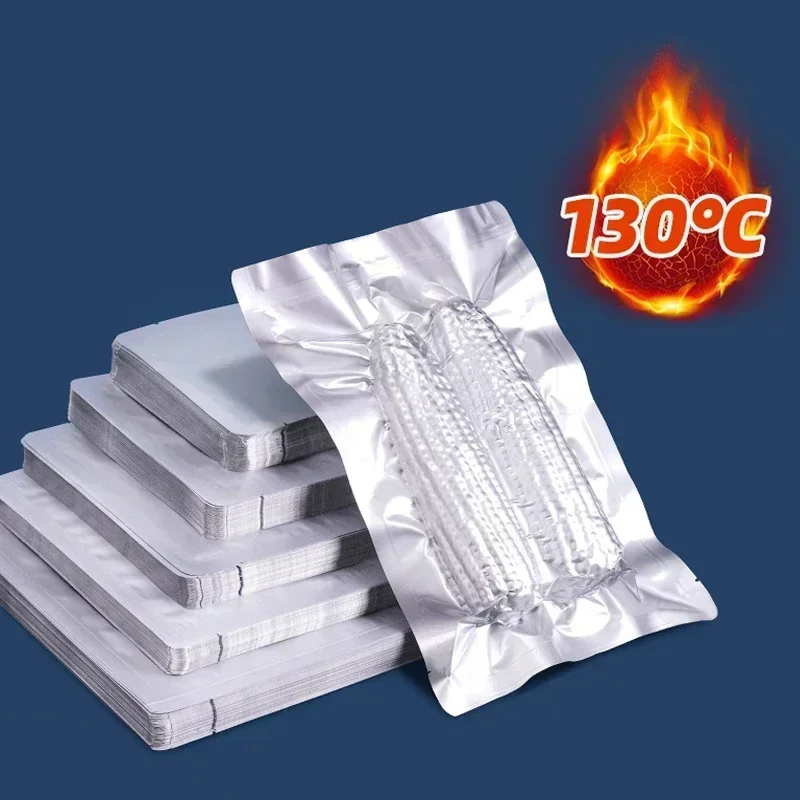 Aluminum Foil Cooking Bag High Temperature Sterilization Vacuum Bag Food Compression Packaging Cooked Food Sealed Fresh-keeping