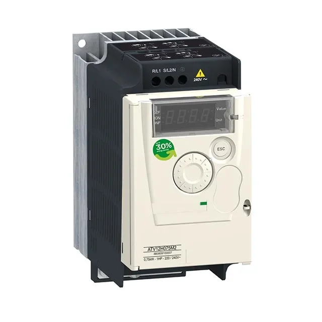 New 12 0.75kW 1hp 200 to 240V 4 kHz Simple Machine ATV12H075M2 Variable Speed Drive