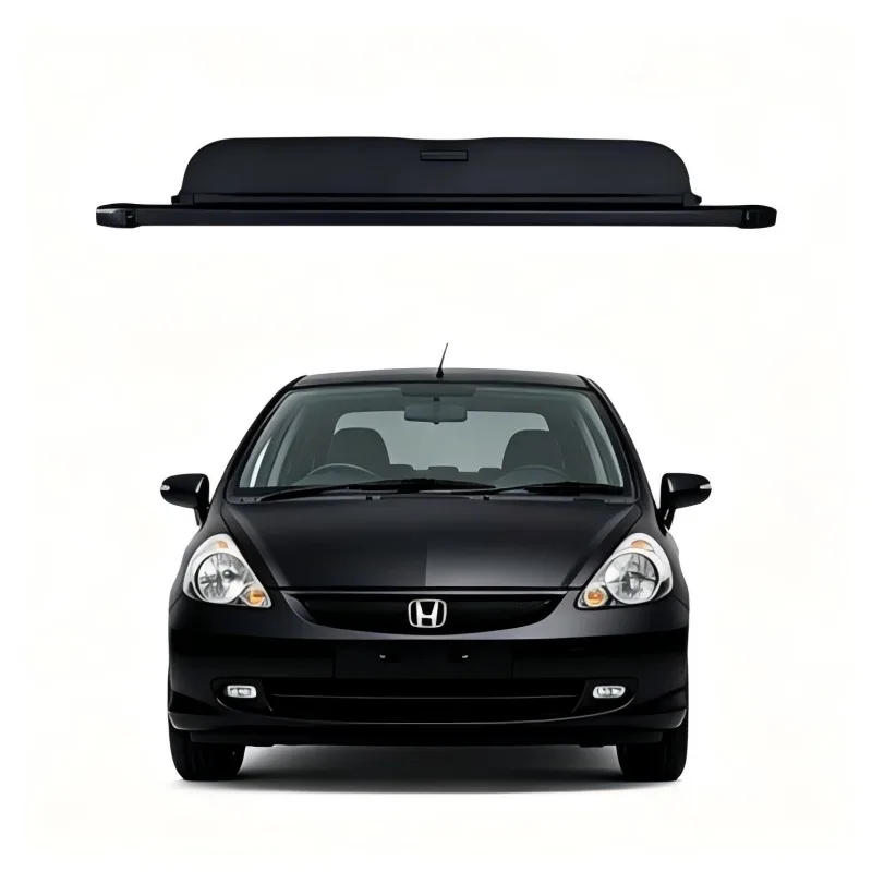

Cargo Cover Trunk Privacy Shade Rear Security Partition Anti-Theft Shield Retractable Organizer for Honda Fit 2002-2007