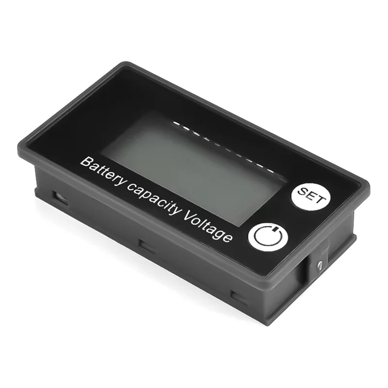 ABCL Battery Voltmeter DC 8-100V Capacity Indicator Power Meter Lithium Lifepo4 Lead-Acid Cell 12V 24V 48V LCD Screen