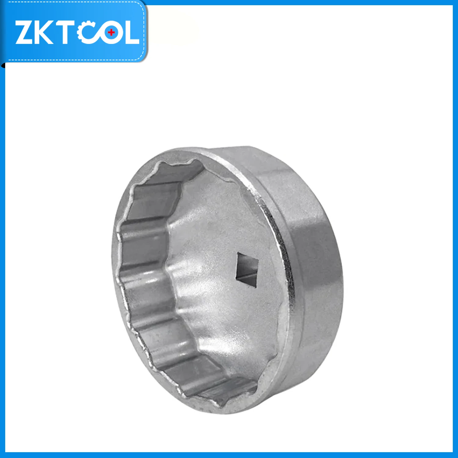 74mm 14-Groove Aluminum Oil Filter Wrench Socket for Mercedes-Benz, Sprinter, Volkswagen, Audi, Porsche, Mazda, Dodge