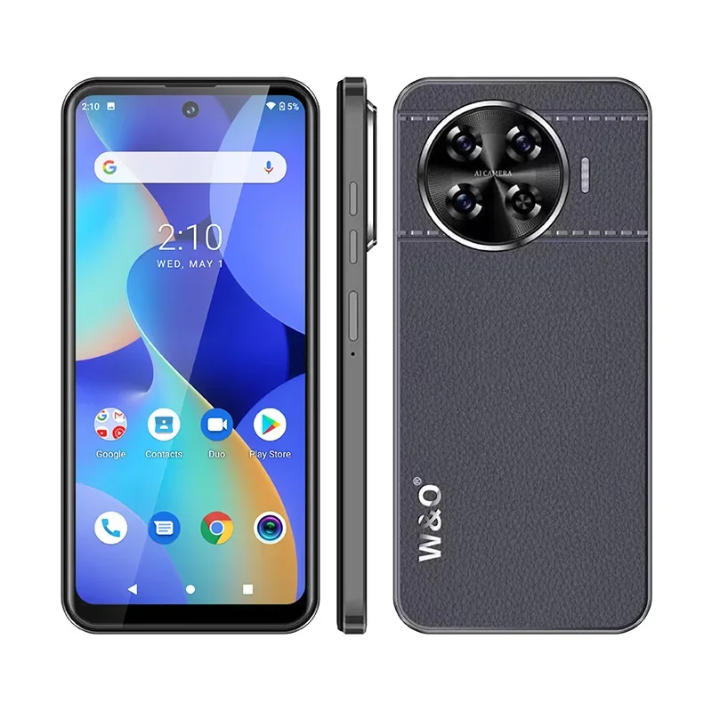 Global Version W&O X300 Ultra-Thin 4G Smartphone Android 6.53" Dual SIM Mobile Phone 4GB+64GB 4800mAh 13MP Cellphones On Sale