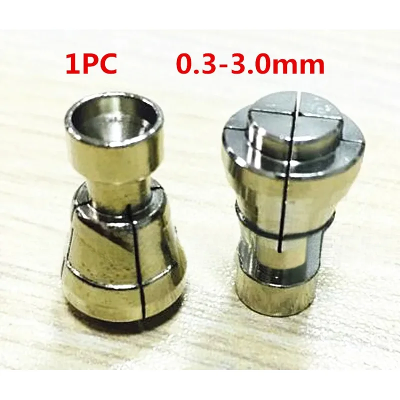 1PC EDM Wire Drill Guide Steel Collet 0.3-1.6Mm Fine Hole Punching Chuck 13*10*23Mm SSG Service