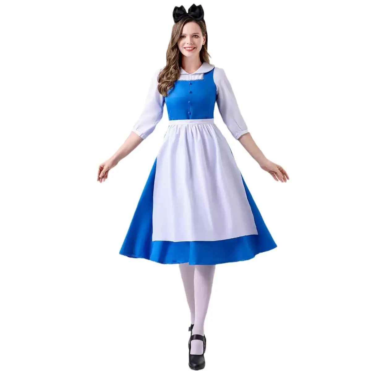 Adult Alice Maid Costume Dr loween Stage Performance Outfit Alice in Wonderland Theme Ele Women's Traditional Clothing