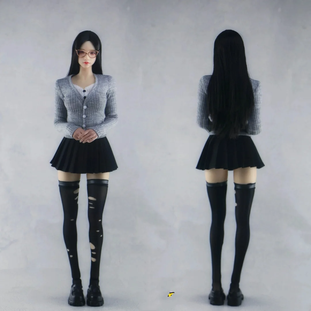 

1/6 Scale Sweater+ Skirt dress Model Female Clothing For 12" figure toys clothes For 12" Action Figure Body Toys