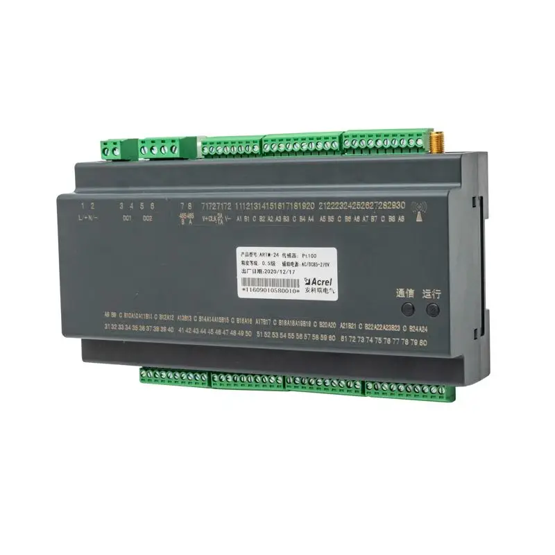 Acrel switchgear smart 24 channels temperature monitoring device controller ARTM-24/JC for distribution box