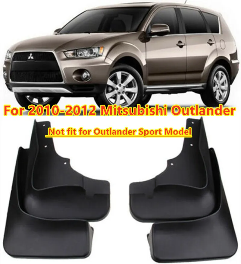 

4 шт. брызговики для крыльев для Mitsubishi Outlander 2010-2012