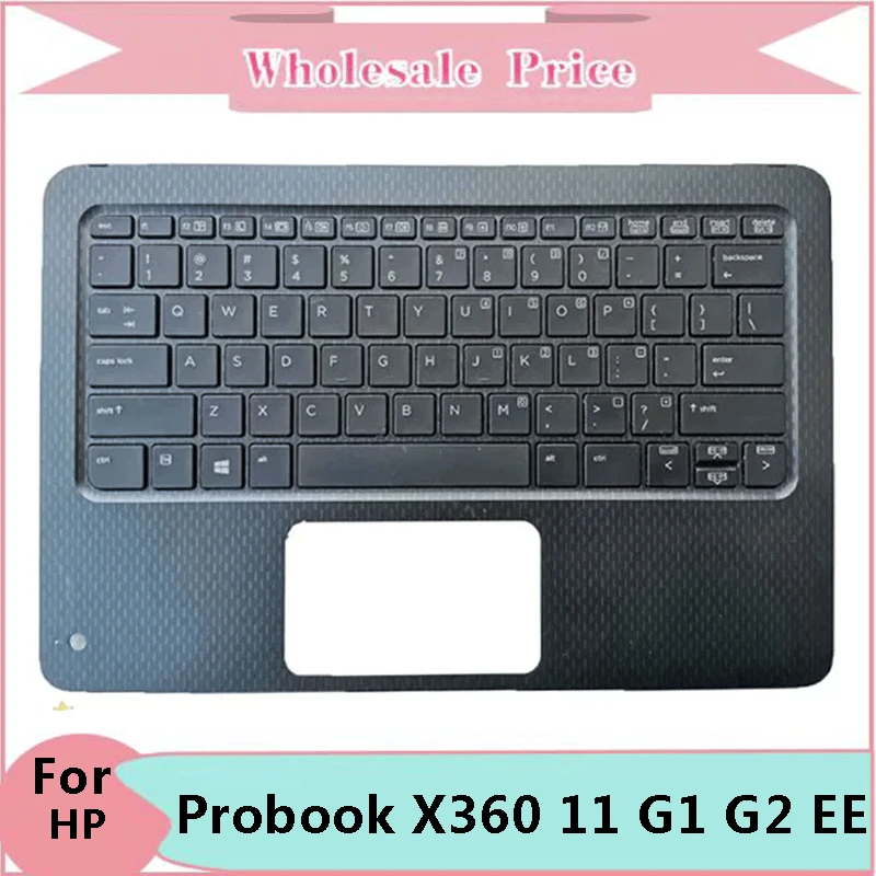 Imagem -01 - Capa para Laptop para Notebook Nova Caixa Superior c Shell com Teclado dos Eua Palmrest Cover Probook X360 11 g1 g2 ee