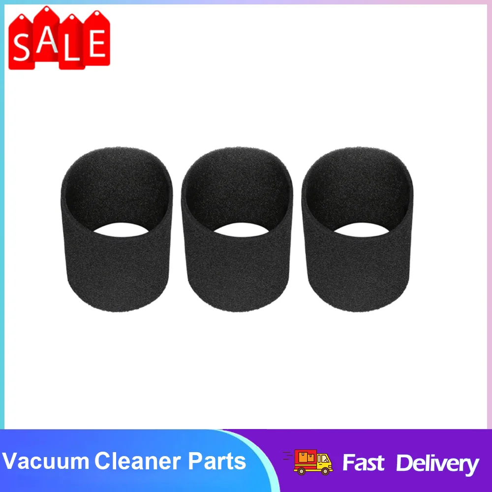 3pcs Foam Filters For Einhell Wet And Dry Vacuum Cleaner TC-VC 1820, TC-VC 1820 SA, TC-VC 1812 S, TC-VC 1815 BT VC 1250