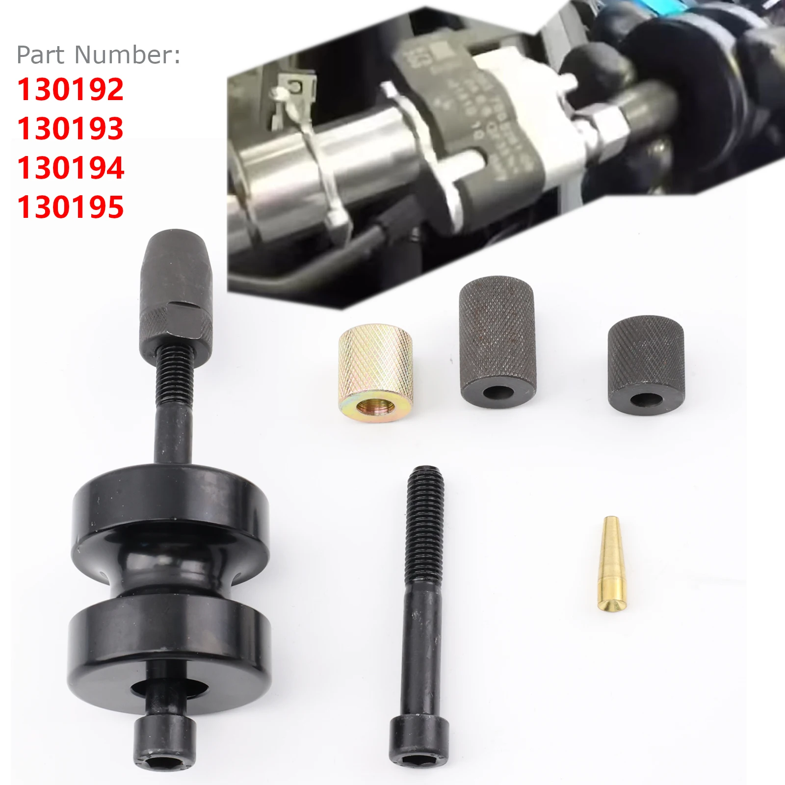 

Съемник инжектора двигателя и набор инструментов для установки уплотнений 130192 130193 130194 для двигателя BMW N14 N18 N54 N63