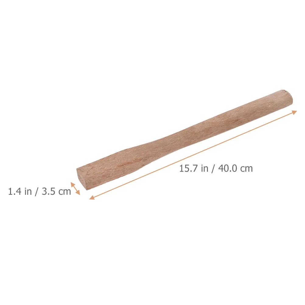 

2Pcs Comfortable Axe Handle Replacement Wooden Grip Durable Structure for Better Experience Handle Wooden Accessory