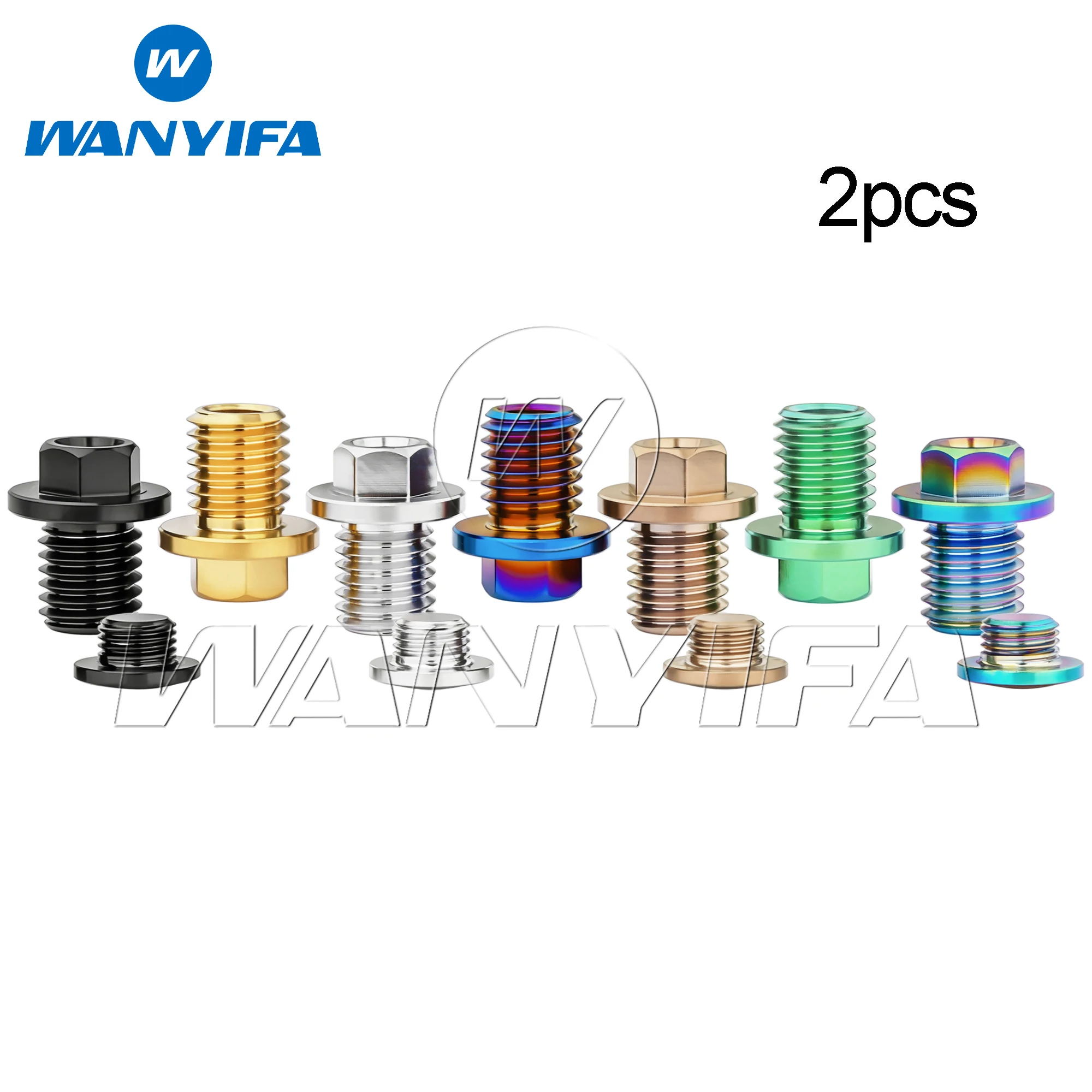 

Wanyifa 2pcs Titanium Oil Bleed Bolt Hose Locking Bolts Road Bike Oil Injection Hole Screw Oil Pipe Hose Lock Screws for Shimano