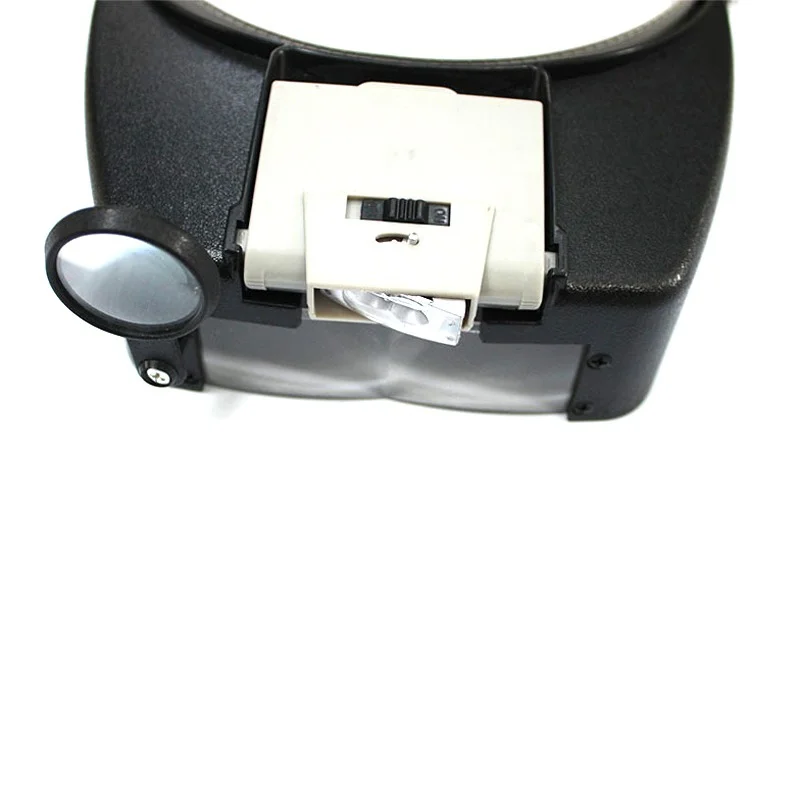 Headband Magnifier 1.5X 3X 6.5X 8X Loupe Head Magnifying Glass Lens Jewelry Watch Repair Watchmaker Magnifier with LED Light
