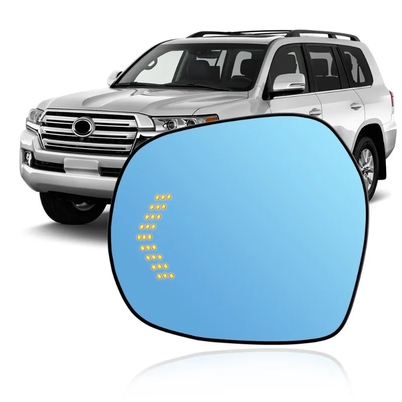 

Зеркальный элемент для Land Cruiser Prado 2008-2018, синее стекло, антибликовое, с функцией поворотника, обогревом и антизапотеванием