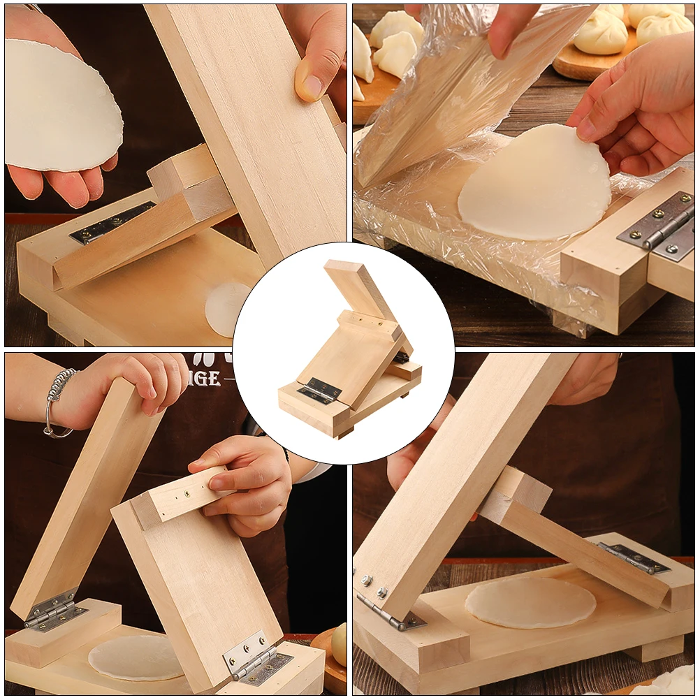 

Dumpling Wrapper Kitchen Gadget Convenient Dough Mold Healthy Safe Tastless Kitchen Pressing Tool Easy Clean Widely Used