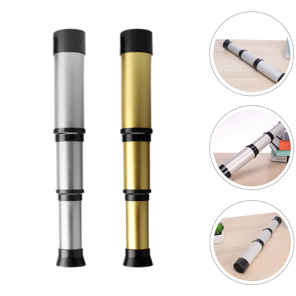 2 Pcs Handheld Children's Kids Toys Pirate Scope Acrylic Kit Telescope