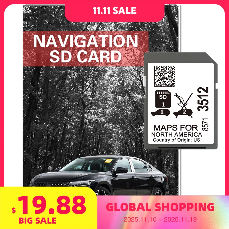 

SD Card 8571-3512 Maps North America Navigation for GM Buick Cadillac Chevrolet GMC Multimedia GPS Update 32GB 2024