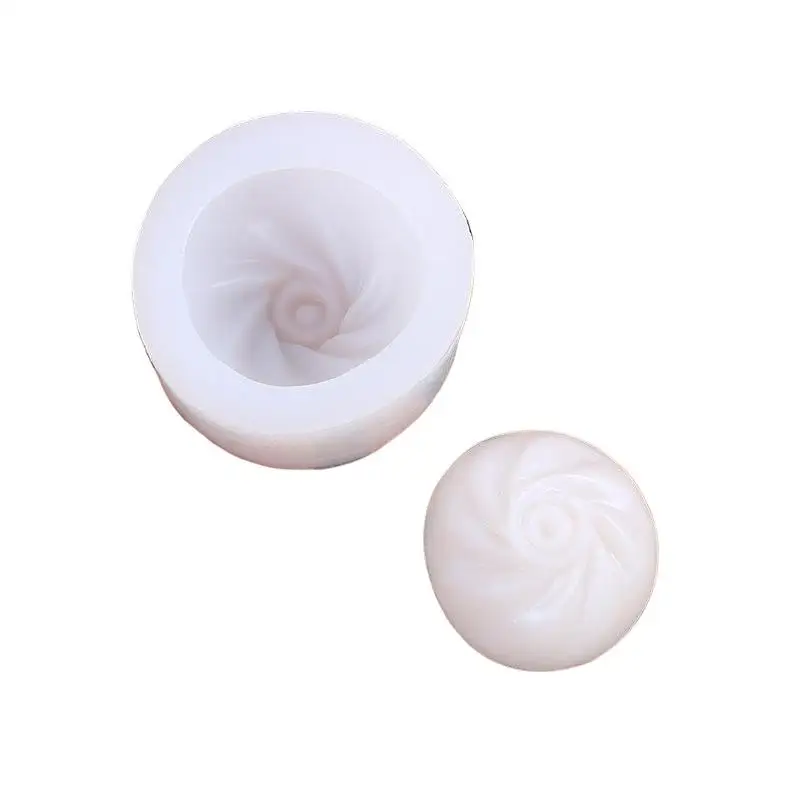 3D Niedliche Dampfnudel-Kerzenform aus Silikon für DIY Epoxidharz, Seife, Gips-Dekoration, Geschenk – Detail 6