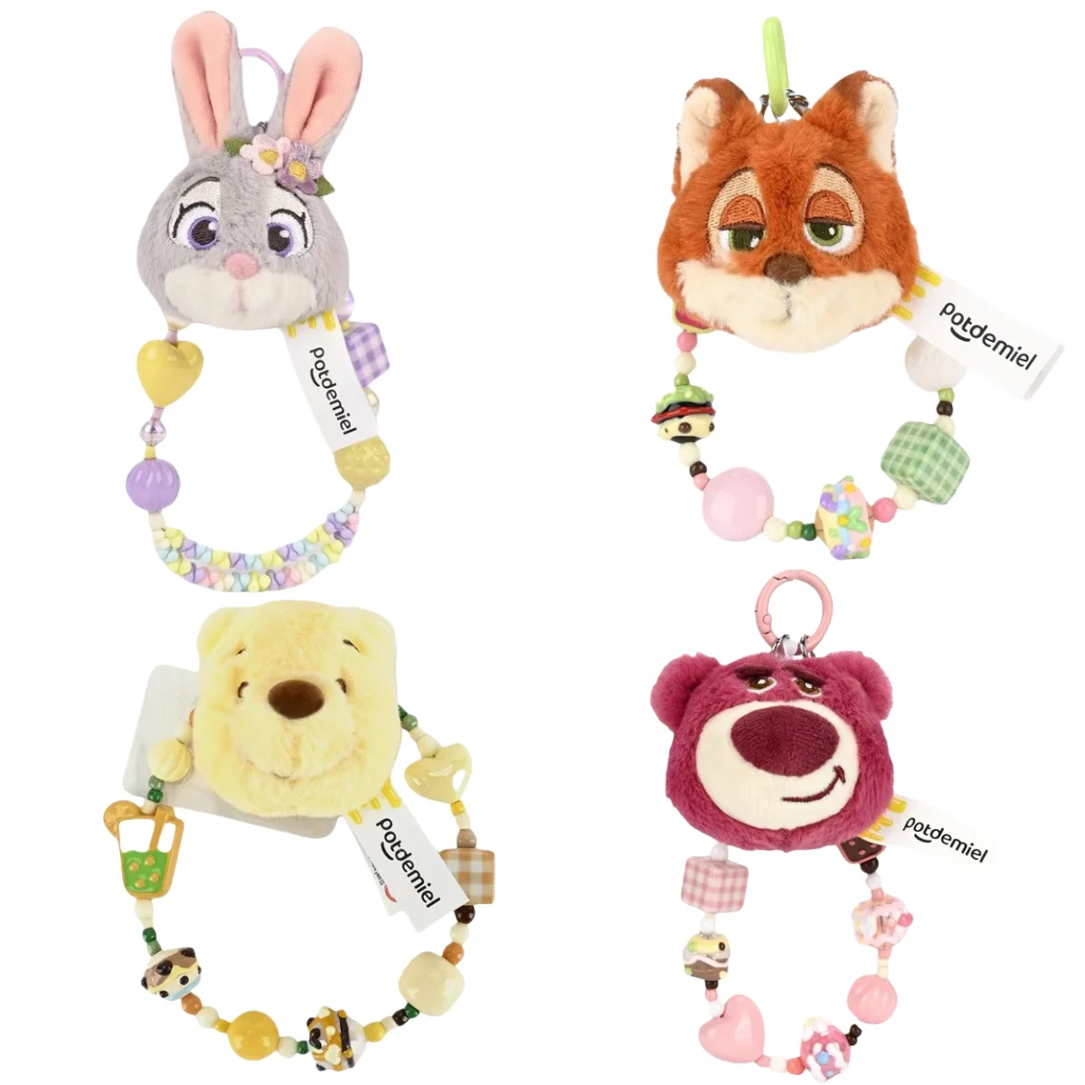 

Плюшевый браслет Disney Kawaii Lots o Huggin Bear Doll Stitch Zootopia Judy Nick Toy Красивый мягкий подарок для детей, друзей