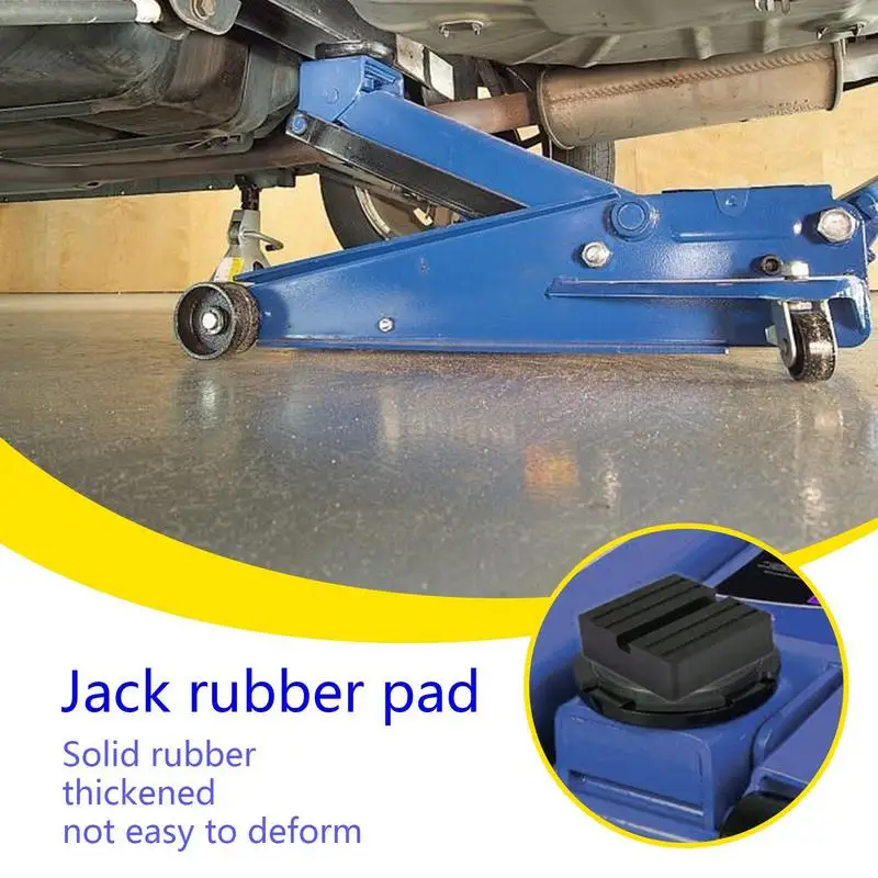 Jack Stand Pads Anti Slip Pinch Weld Side Support Block Square Heavy Duty Support Block Anti-Slip Rail Repair Tool For Floor
