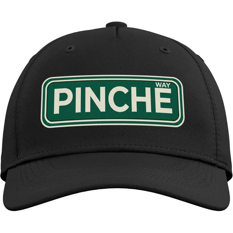 Pinche Way Latino Humor Sign Funny Street Sign Parody Adjustable Baseball Hat