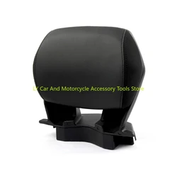 For Yamaha Nmax NMAX155 Modified Motorcycle All New Bright Black Rear Backrest Top Box Carrier Seat Pad 2020-2023 PU Material
