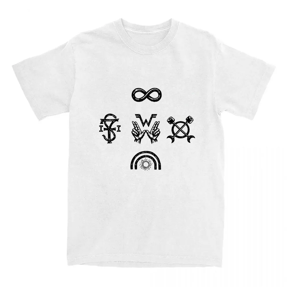 Weezer Shine Again Single T-shirt Cotton Summer Short Sleeve Tshirts Unisex Streetwear Rock Band Heavy Mental Design Tee Shirt