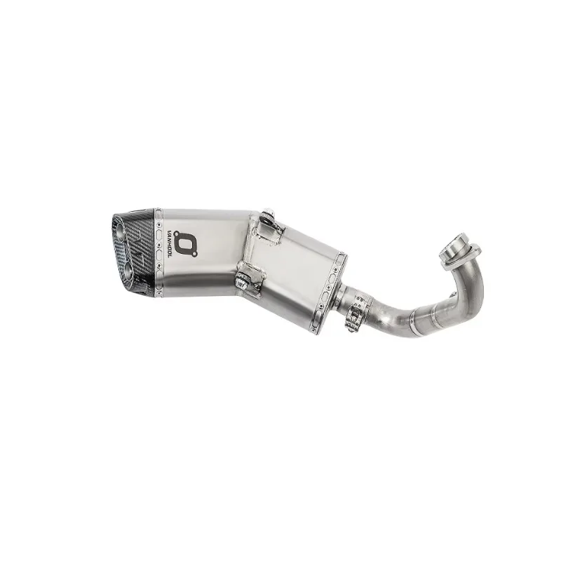 FBB Motorcycle Exhaust System for  250NK 250SR Motorcycle Exhaust Muffler Escape Front Middle Link Pipe With DB Killer Ex