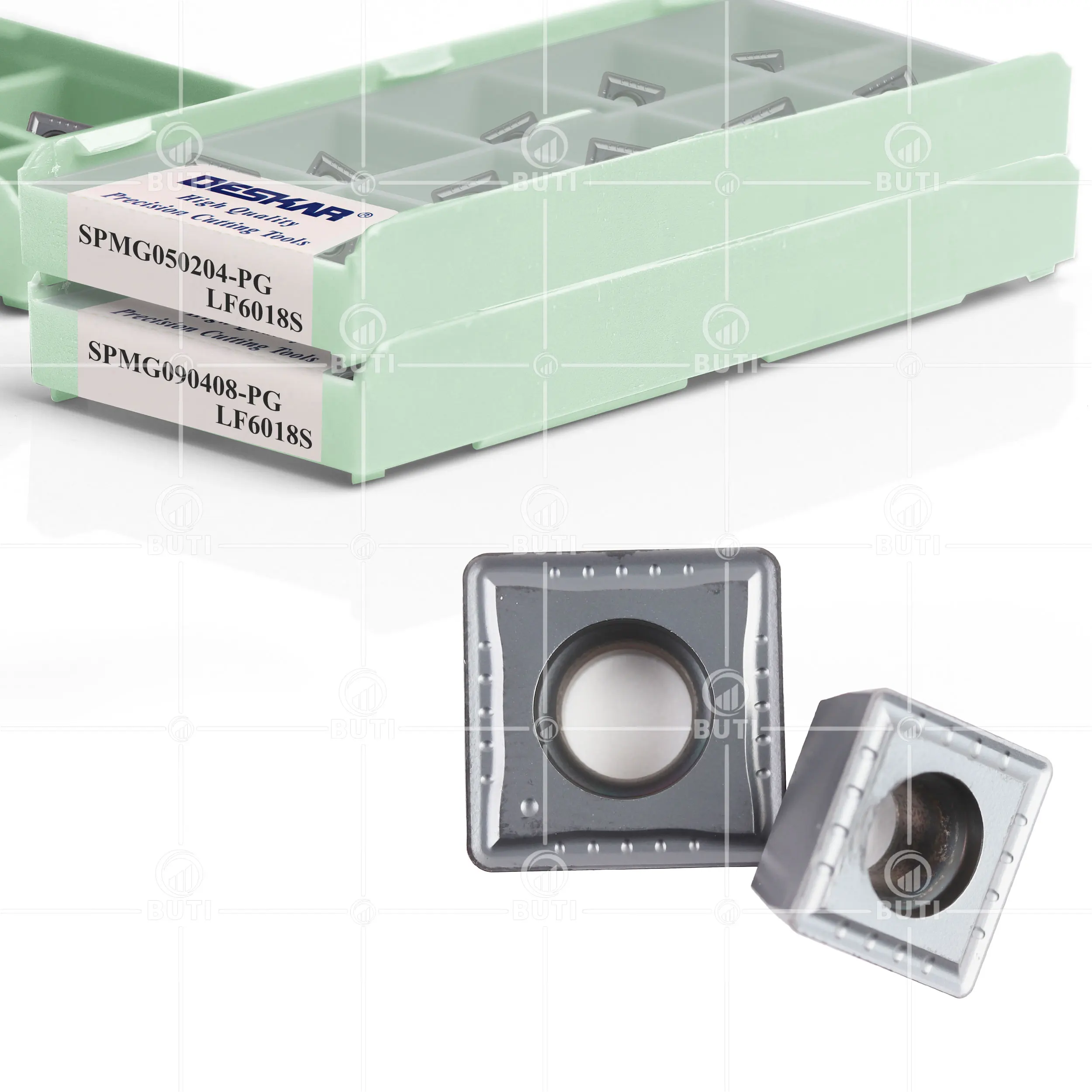Imagem -03 - Deskar- Resistente ao Desgaste Cnc Partículas de Corte 100 Original Spmg050204 060204 07t308 090408 110408 140512-pglf6018s Aço Inoxidável